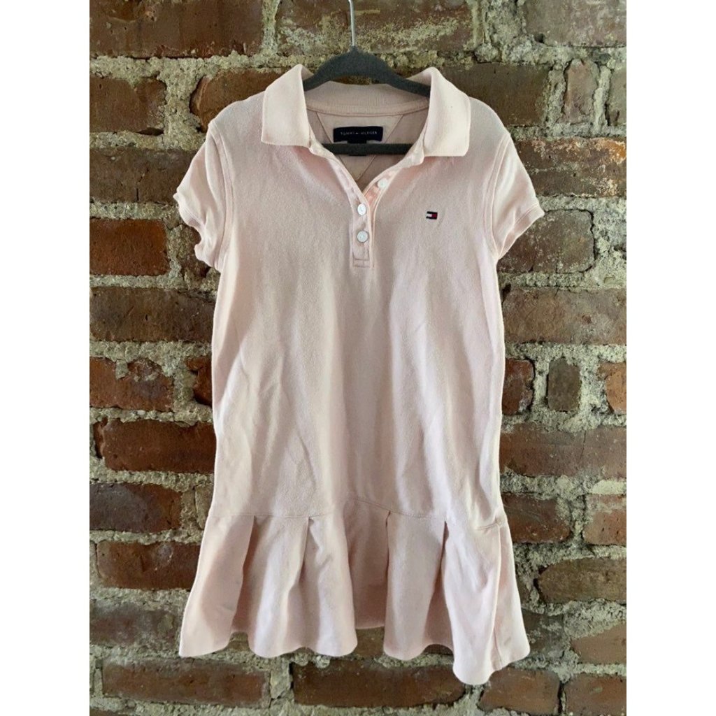Tommy Hilfiger Pale Pink Polo Shirt Tennis Dress 4t